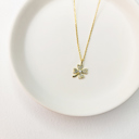 Gold Lucky Clover Necklace