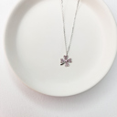 Silver Lucky Clover Necklace