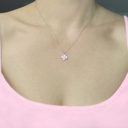 Silver Lucky Clover Necklace