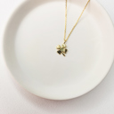 Gold Lucky Clover Necklace