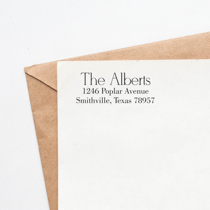 Self Inking Address Stamps