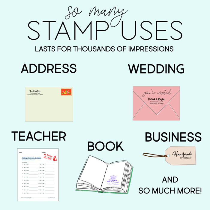 Self Inking Address Stamps