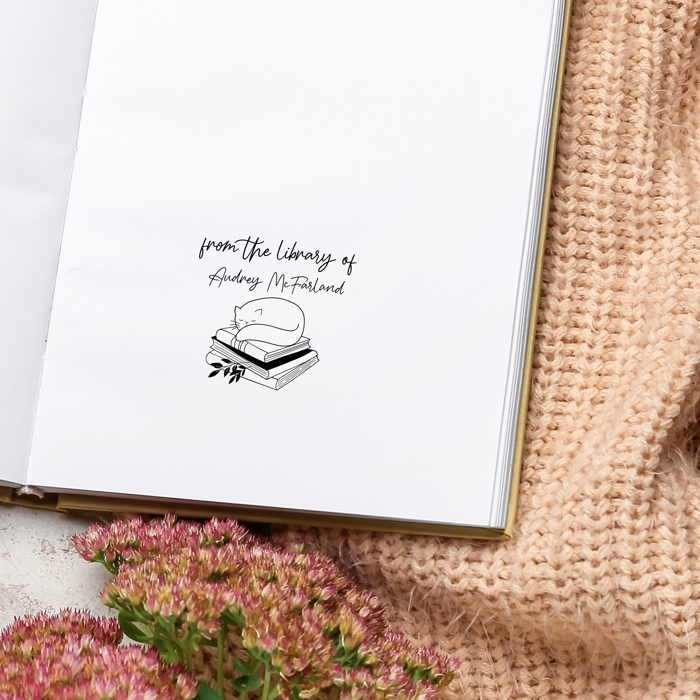 Personalized Book Stamps
