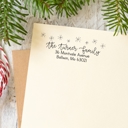 Design 1 Custom Holiday Address Stamps 