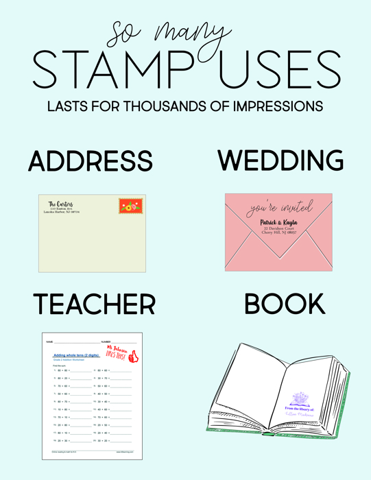 Custom Holiday Address Stamps 