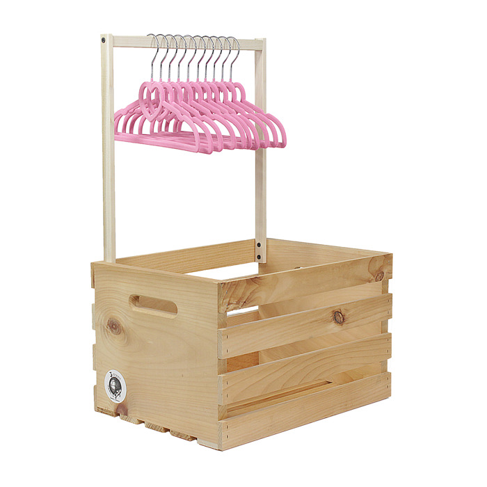 43 Piece Baby Girls Baby Shower Wardrobe Gift Crate 