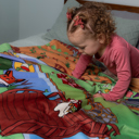  Pipp & Spalding Seek-and-Find Blanket, Springtime in the Woodlands, Toddler Bedtime Routine Adventure Throw