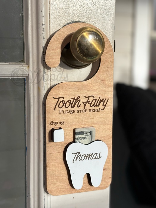Tooth Fairy Door Hanger | Personalized Tooth Fairy Keepsake