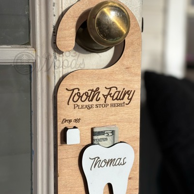 Tooth Fairy Door Hanger | Personalized Tooth Fairy Keepsake