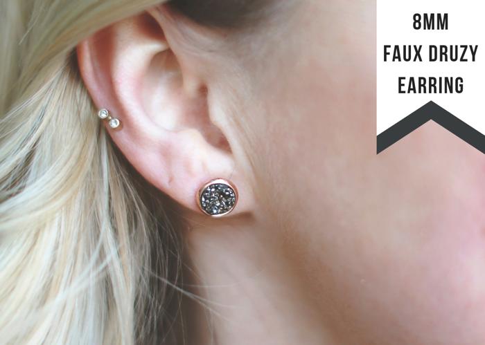 Beachy Turquoise Druzy Earrings