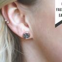  Beachy Turquoise Druzy Earrings