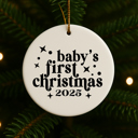  Baby's First Christmas 2025 Ornament 