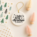  Baby's First Christmas 2025 Ornament 