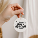  Baby's First Christmas 2025 Ornament 
