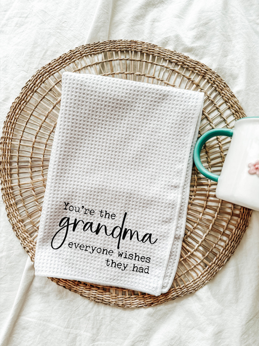 Grandma Kitchen Towel - Mother's Day Gift for Grandma