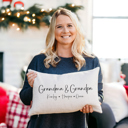  Grandma & Grandpa Custom Grandkids Pillow 