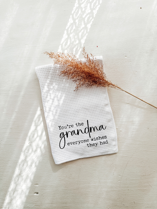 Grandma Kitchen Towel - Mother's Day Gift for Grandma