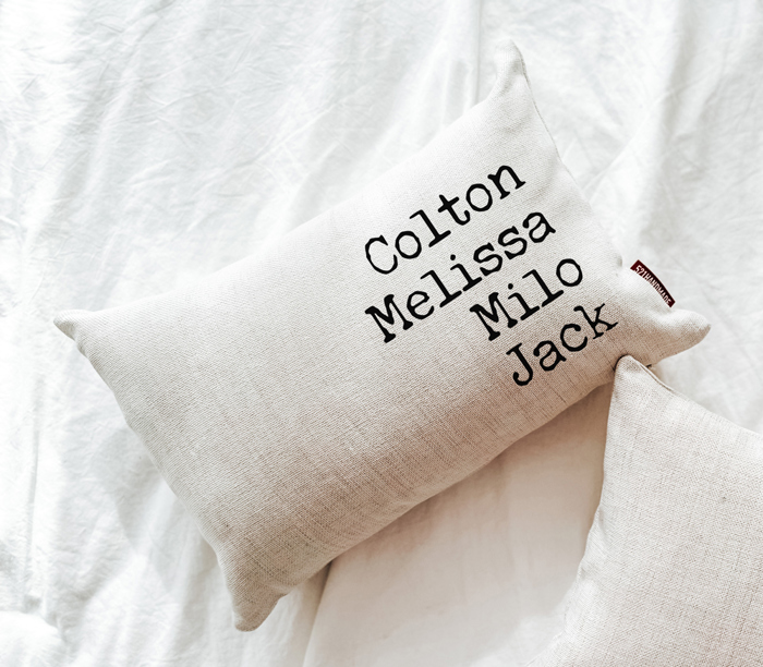 Family Name Pillow