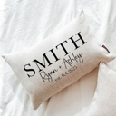  Custom Last Name Est. Pillow