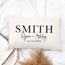  Custom Last Name Est. Pillow