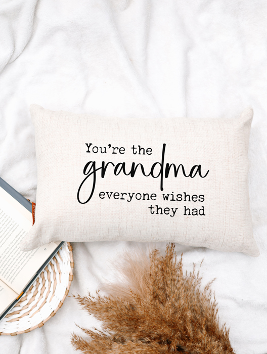 Grandma Quote Pillow