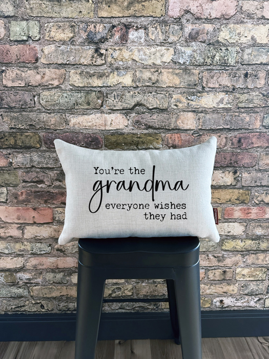 Grandma Quote Pillow