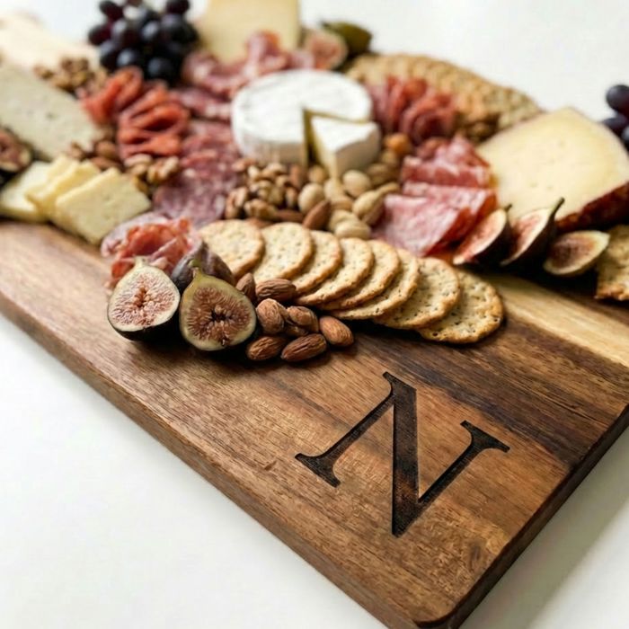 Custom Engraved Cutting Board with Handle