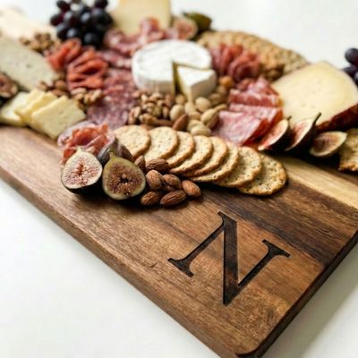 Custom Engraved Cutting Board with Handle