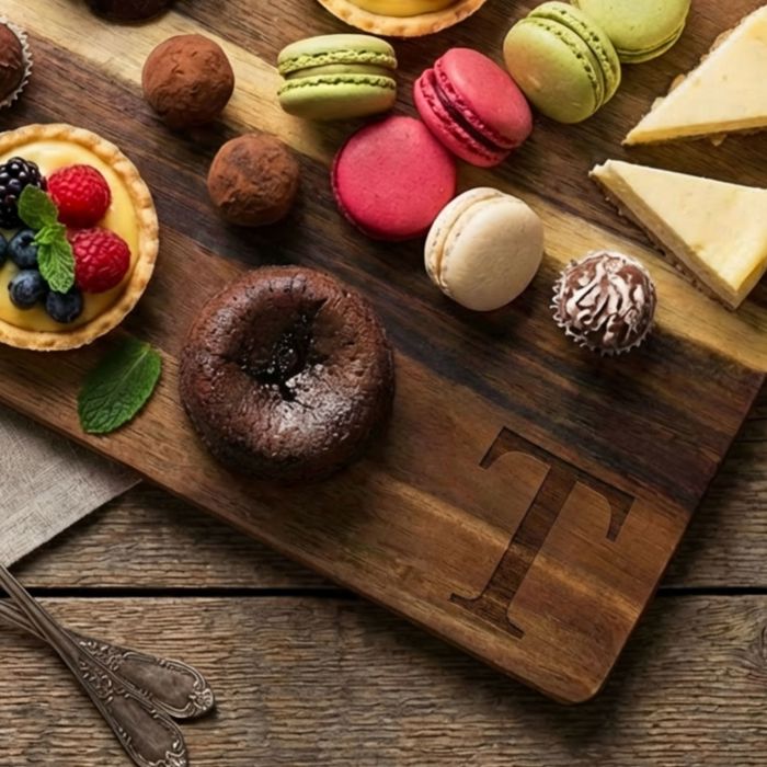 Custom Engraved Cutting Board with Handle