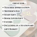  Monogram Heart Bookmark | Choose 2