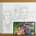  15 Page Custom Coloring Book | Made from your Photos