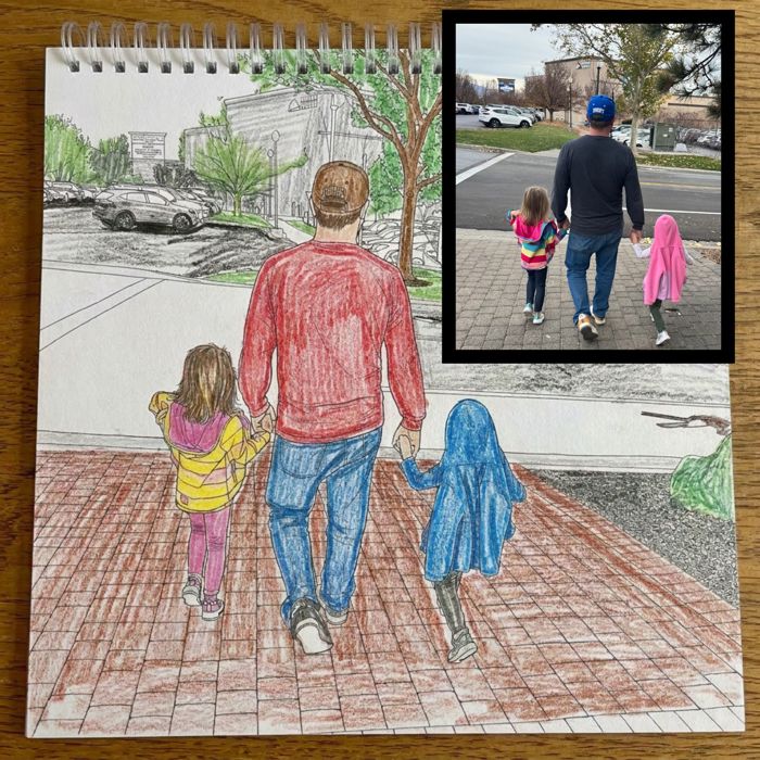 15 Page Custom Coloring Book | Made from your Photos