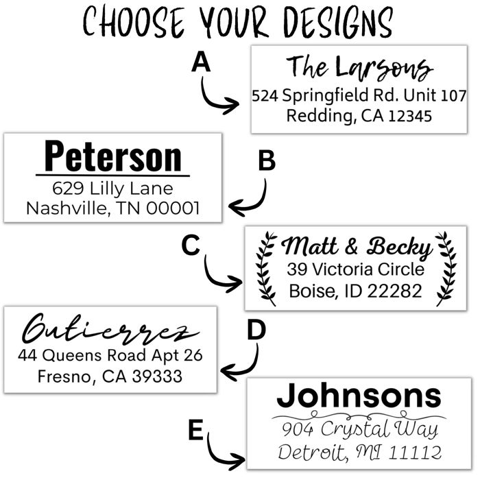 60 Gold Foil Address Labels