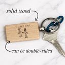  Personalized Engraved Keychain | Made from your drawing
