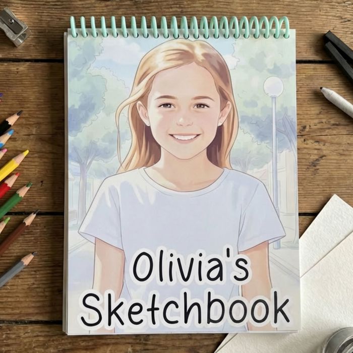 Personalized Sketchbook | 50 pages