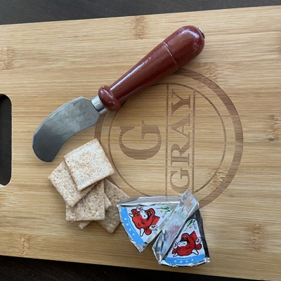 Personalized Engraved cheese/cutting board gift - wedding - Realtor - house warming  
