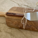  Custom Cutting Board with small Spatula