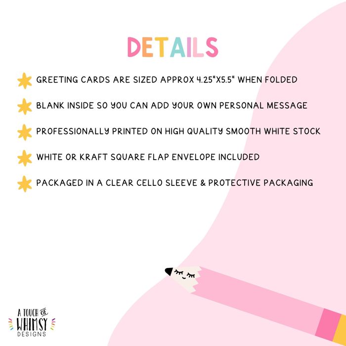 Personalized Teacher Greeting Cards | Mix and Match
