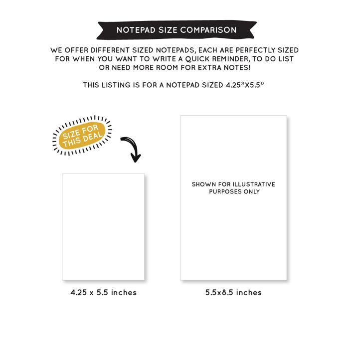 Pencil Note Personalized Notepad | Teacher Note Pad