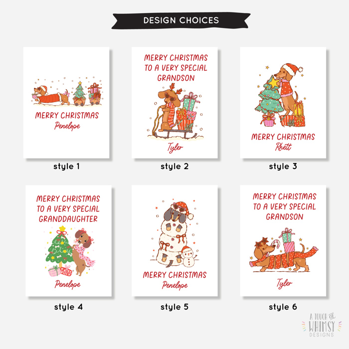 Custom Holiday Greeting Cards | Choice of 3 Personalized Cards