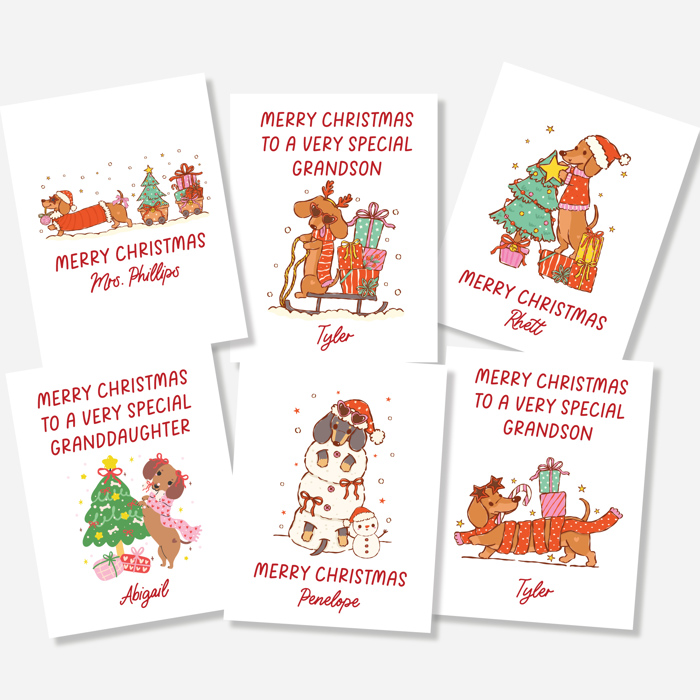Custom Holiday Greeting Cards | Choice of 3 Personalized Cards