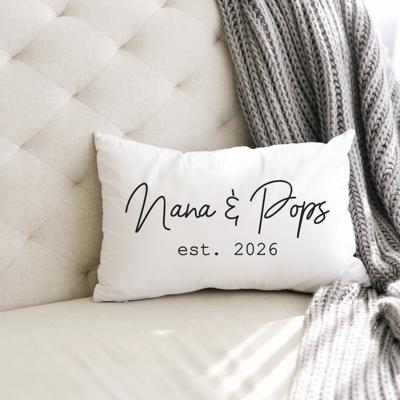 New Grandparent Gift Throw Pillow