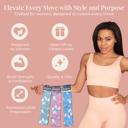  Floral Fabric Resistance Bands – 3-Piece Non-Slip Workout Kit