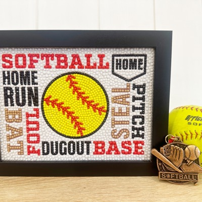 Softball Diamond Art Kit