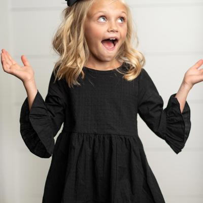 Black Ruffle Shirt