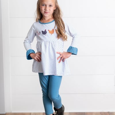 Blue Chicken Pant Set