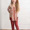  Cinnamon Dot Pant Set
