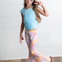  Flare Pastel Pant Set