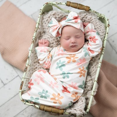 Flower Power Baby Gown