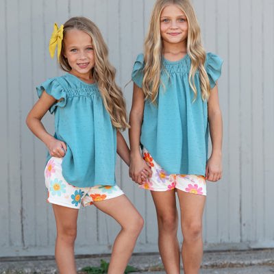 Happy Flower Short Set